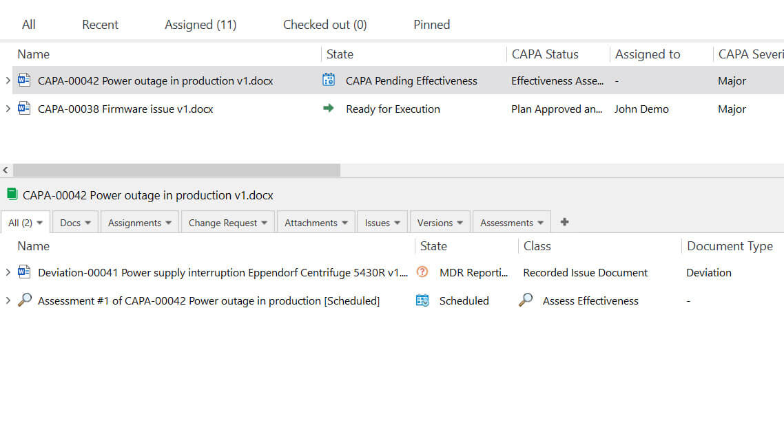 Deviation and Related CAPA in SimplerQMS