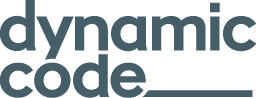 Dynamic Code Logo - Blue